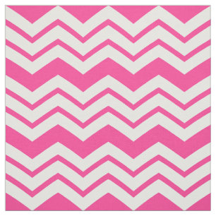 Rosa vit Chevron sicksack mönsterdesign Tyg