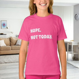 Rosa vit citat tjej t shirt