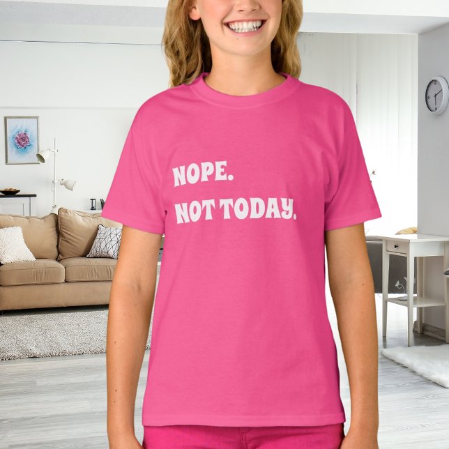 Rosa vit citat tjej t shirt (Skapare uppladdad)
