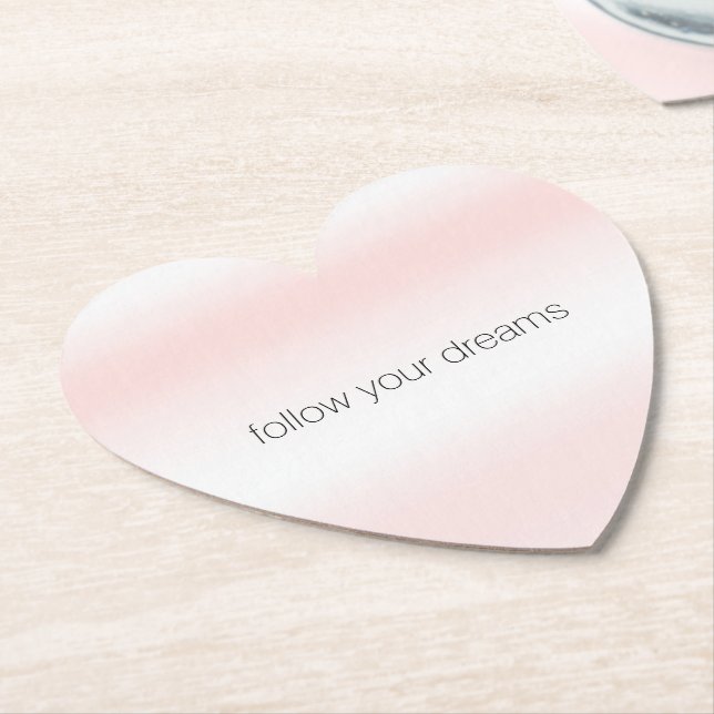 Rosa Vit färgämne Underlägg Papper (Vinklad)