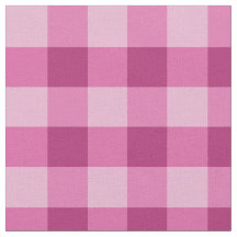 Rosa vit Gingham-rutig kamgarnstyg