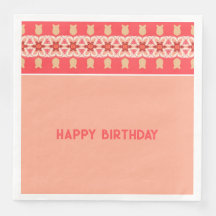 Rosa Vit och korallblomma Mönster