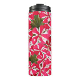 rosa, vit pepparmyntblomma