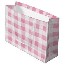 Rosa Vit Rutig Födelsedag