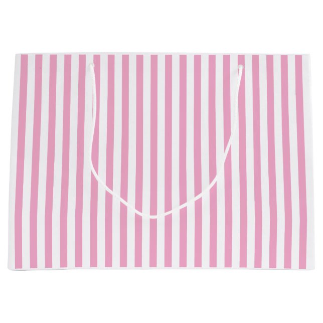 Rosa vit vertikal randig mönsterdesign (Framsidan)