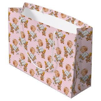 ROSA & VITE POLKA DOTS MED UTE BABY SOM SPELAR