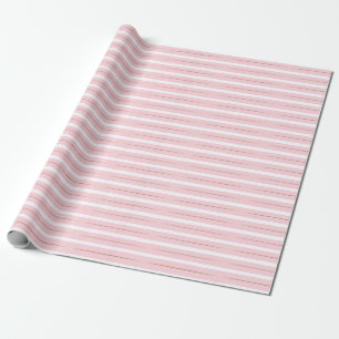 Rosa vitguld görar randig glamorös skina design presentpapper