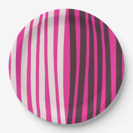 Rosa, vitt och svart lodrät rand