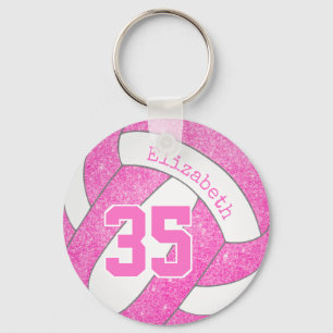 rosa volleyball bag märkre w player jersey number nyckelring