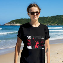 Rosa Volleyball Spike T shirt