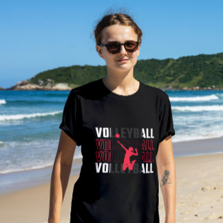 Rosa Volleyball Spike T shirt