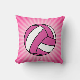 Rosa volleyboll kudde