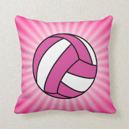 Rosa volleyboll kudde