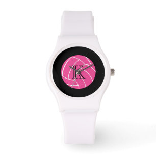 Rosa volleybollarmbandsur för Monogram Armbandsur