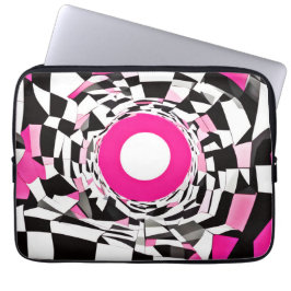 Rosa Vortex: en kontrollerad nedgång Laptop Fodral