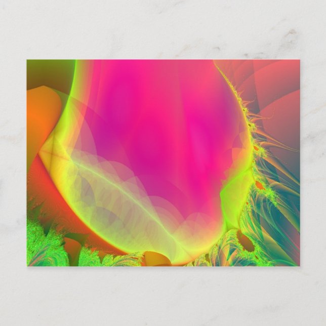 rosa vykort (Framsida)