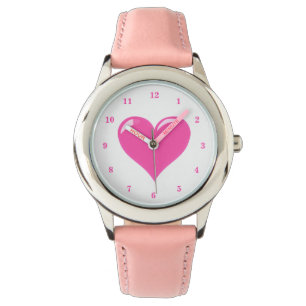 Rosa Watch med Hearts Armbandsur