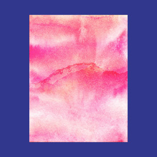 Rosa Watercolor Abstrakt Scrapbook Papper