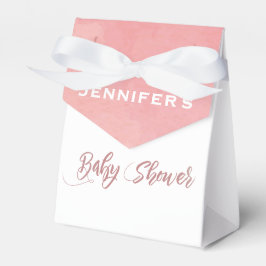 Rosa Watercolor Baby Shower Presentaskar