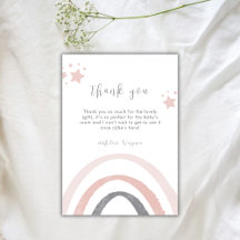 Rosa Watercolor Boho Rainbow Baby Shower