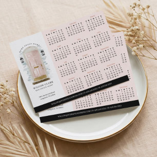 Rosa Watercolor Door Real Gods 2025 Calendar Vykort