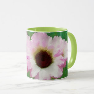 Rosa Watercolor Flowers Art Mugg Kopp