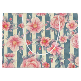 Rosa Watercolor Flowers på Rand