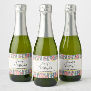 Rosa Watercolor Flowers på Rand Bröllop