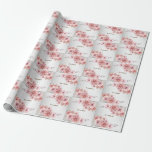 Rosa Watercolor Flowers Shiny Glitter Modern Presentpapper<br><div class="desc">Rosa Watercolor Flowers Shiny Glitter Modern Wrapping Papper. Unik,  vacker utformning av snyggten. Lätt att vara personlig. Teckensnittet stil,  storlekt och färg kan ändras. Matchande objekt är tillgängliga.</div>