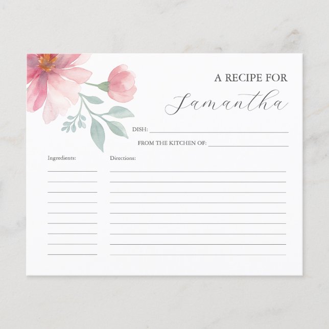 Rosa Watercolor Flowers ( Watercolor Flowers) (Framsida)