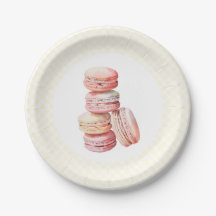 Rosa Watercolor Macaron