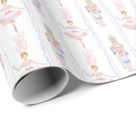 Rosa Watercolor Nutcracker, julpapp Presentpapper