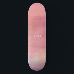 Rosa Watercolor Ombre Namn Mini Skateboard Bräda 18,5 Cm<br><div class="desc">Rosa Watercolor Ombre Namn-skateboard har rosa-,  lavender-,  lila-,  - och korallvattenfärgseffekt,  plus ditt namn.</div>
