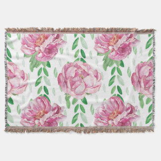 Rosa Watercolor Peonies Filt