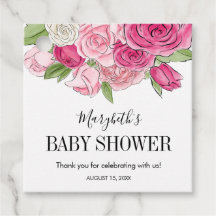 Rosa Watercolor Ro Baby Shower