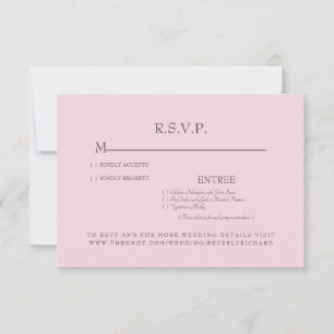 Rosa Watercolor Ro Bröllop OSA Card Kort
