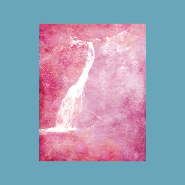 Rosa Waterfall Scrapbook Papper (Skapare uppladdad)