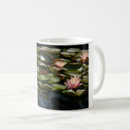Rosa Waterlilies Kaffemugg