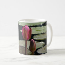 Rosa Waterlilies Kaffemugg