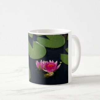 Rosa Waterlilies Kaffemugg