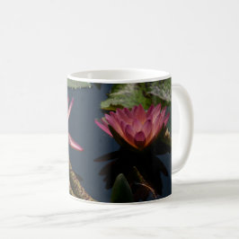 Rosa Waterlilies Kaffemugg