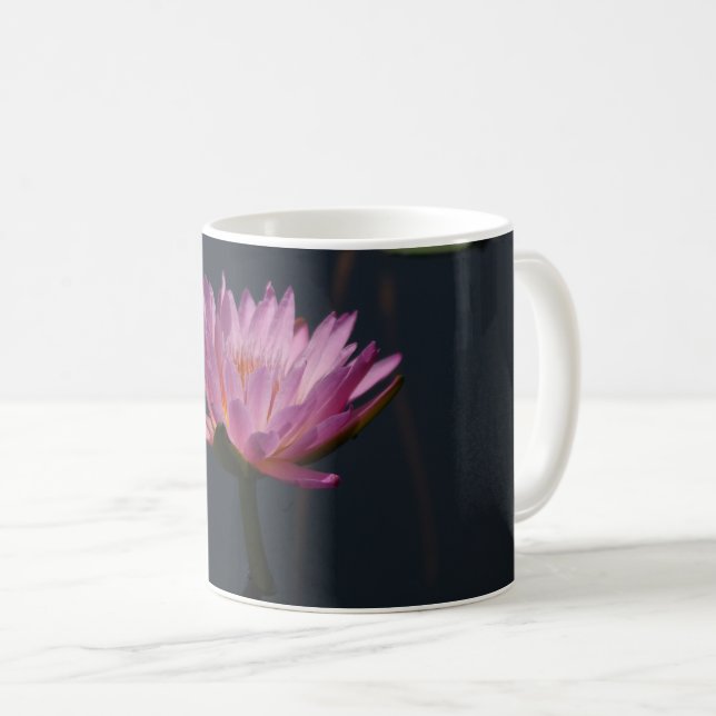 Rosa Waterlily Kaffemugg (Framsida höger)