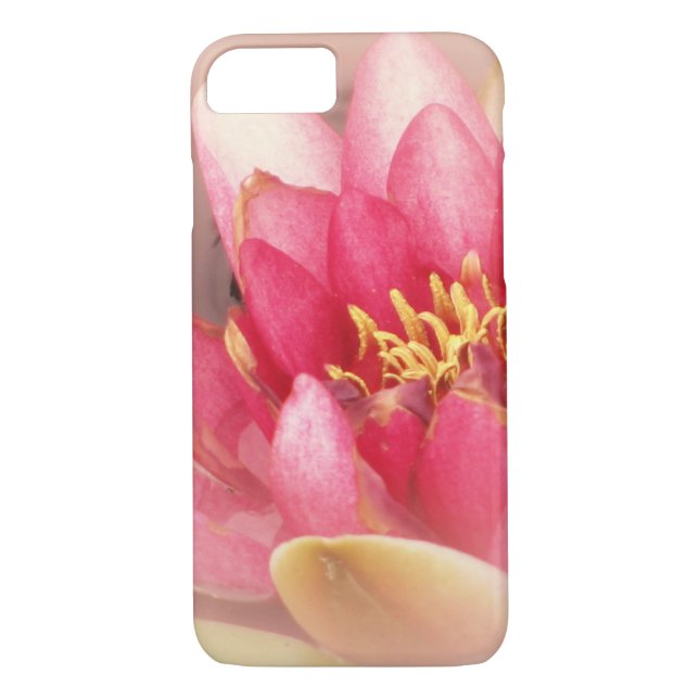 Rosa Waterlily Pastel, iPhone 7 Fodral Case-Mate iPhone Skal (Baksida)