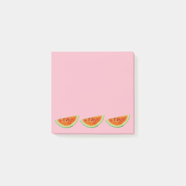 Rosa Watermelon Fruit 4Melissa Post-it Block (Framsida)