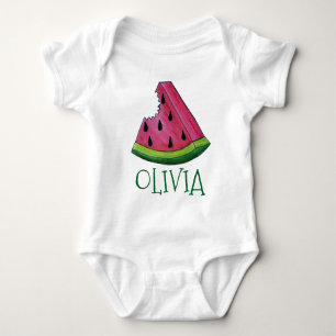 Rosa Watermelon Melon Slice Personlig Fruit Tee