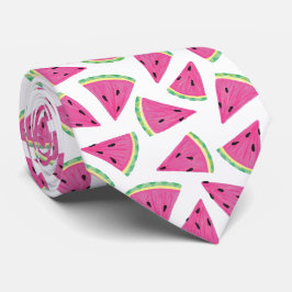Rosa Watermelon Mönster Slips