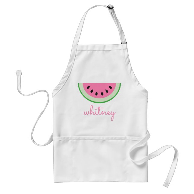 Rosa Watermelon Personlig Apron Förkläde (Framsidan)