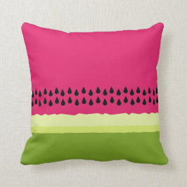 Rosa Watermelon Segce Dekorativ kudde