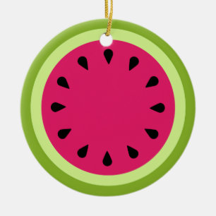 Rosa Watermelon Segce Ornament