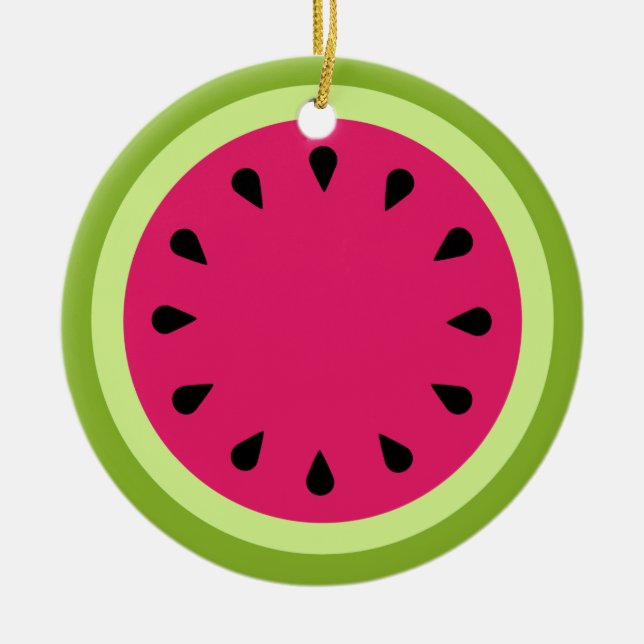 Rosa Watermelon Segce Ornament (Framsidan)